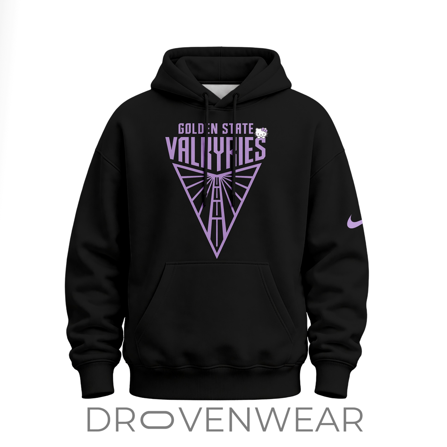 Golden State Valkyries x Hello Kitty Collector Black Hoodie 2026 Golden State Valkyries x Hello Kitty Collector Black Hoodie 2026