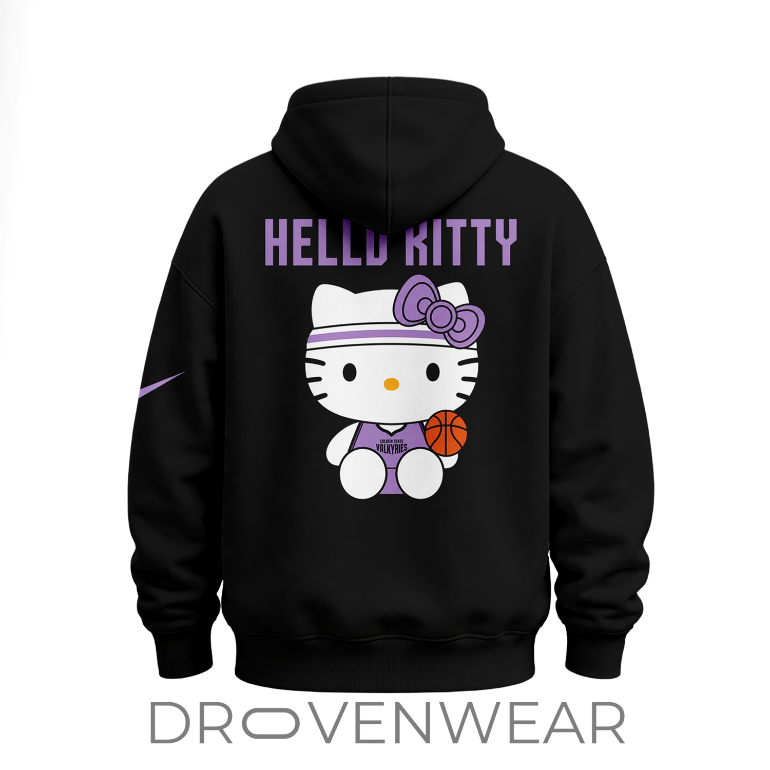 Golden State Valkyries x Hello Kitty Collector Black Hoodie 2026 Golden State Valkyries x Hello Kitty Collector Black Hoodie 2026