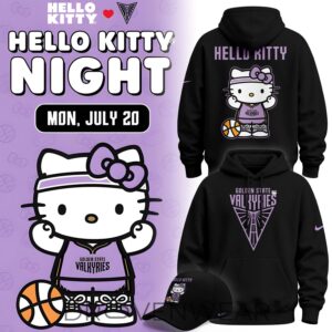 Golden State Valkyries x Hello Kitty Black Special Edition Hoodie 2026