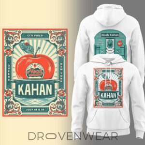 Noah Kahan X New York Mets Great Divide Tour Citi Field Poster Hoodie Version 2