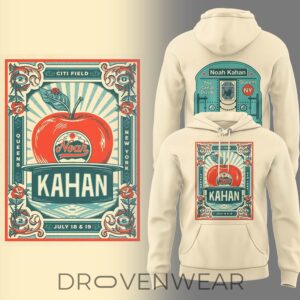Noah Kahan X New York Mets Great Divide Tour Citi Field Poster Hoodie