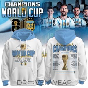 Argentina FIFA World Cup Champions 2026 Limited Hoodie
