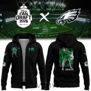 Philadelphia Eagles Doctor Doom Inspired Fan Draft 2026 Zip Hoodie