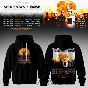 SHINEDOWN x BUSH Australia Tour 2026 Limited Edition Hoodie