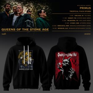 Queens of the Stone Age Australia Tour 2026 Limited Edition Hoodie V2