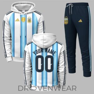 Argentina FIFA World Cup 2026 Home Personalized Hoodie