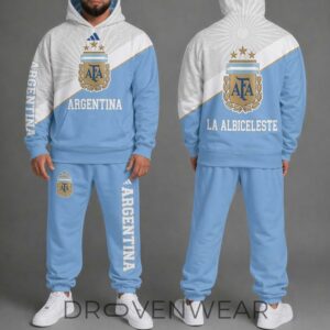 Argentina FIFA World Cup 2026 La Albiceleste Special Edition Hoodie Jogger Set