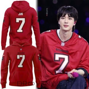 Jin BTS X Tampa Bay Buccaneers Hoodie