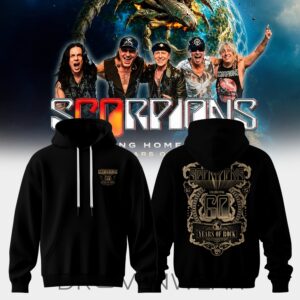 Scorpions Coming Home 2026 World Tour Collection Hoodie V3