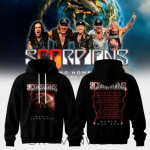 Scorpions Coming Home 2026 World Tour Collection Hoodie V2