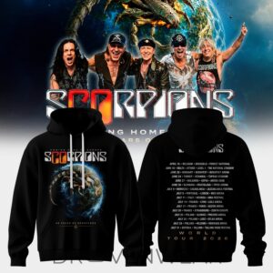 Scorpions Coming Home 2026 World Tour Collection Hoodie
