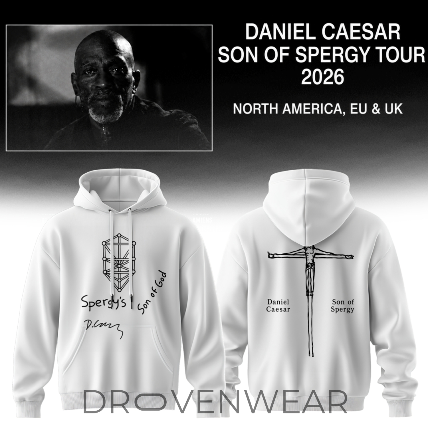 Daniel Caesar – Son Of Spergy Tour Limited Hoodie V2 Daniel Caesar – Son Of Spergy Tour Limited Hoodie V2