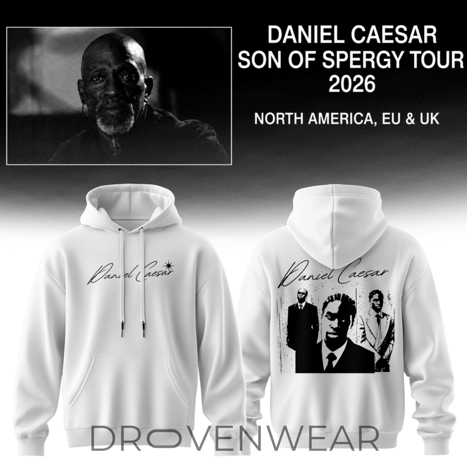 Daniel Caesar – Son Of Spergy Tour Limited Hoodie Daniel Caesar – Son Of Spergy Tour Limited Hoodie