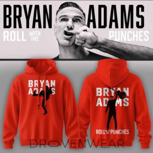 Bryan Adams – Roll With The Punches Tour Hoodie V2