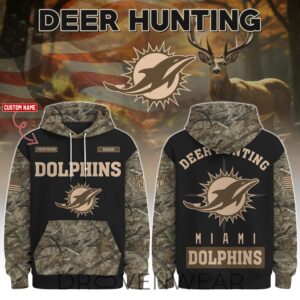 Miami Dolphins Deer Hunting Limited Edition Hoodie