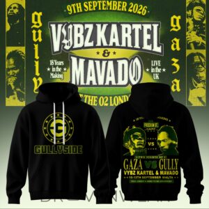 Vybz Kartel X Mavado – Gaza Vs Gully Collection Hoodie V2