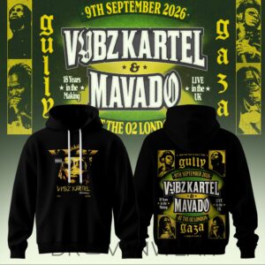 Vybz Kartel X Mavado – Gaza Vs Gully Collection Hoodie