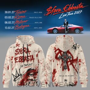 Sfera Ebbasta Live Tour 2027 Hoodie V2