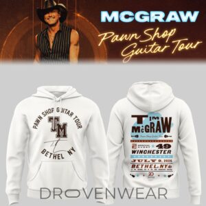 Limited Edition Pawn Shop Guitar Tour 2026 At Bethel, NY Hoodie V2
