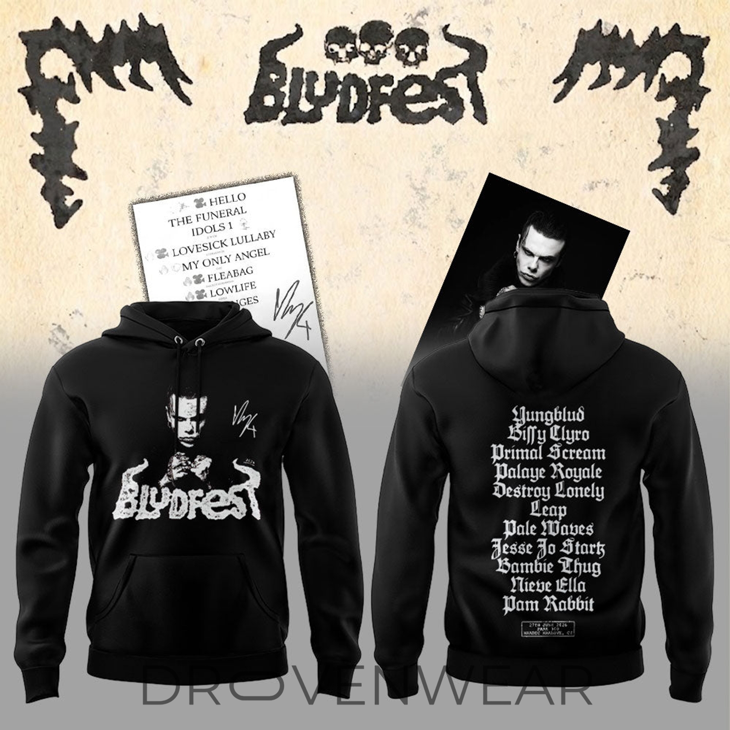 Yungblud Army X Idols – The World Tour Limited Hoodie V2 Yungblud Army X Idols – The World Tour Limited Hoodie V2