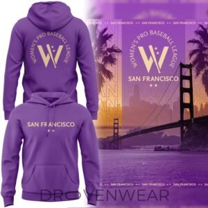 San Francisco Firebells Women’s Pro Baseball League 2026 Season Hoodie