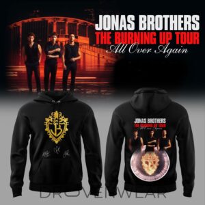 Jonas Brothers The Burning Up Tour All Over Again 2026 Hoodie V2