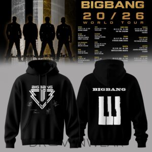 BIGBANG – 20th Anniversary World Tour 26/27 Black Hoodie