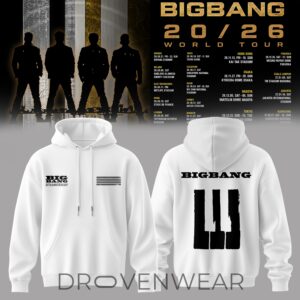 BIGBANG – 20th Anniversary World Tour 26/27 Limited White Hoodie