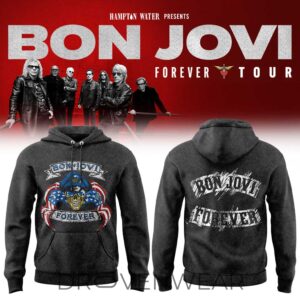Bon Jovi Forever Tour 2026 Premium Pullover Hoodie