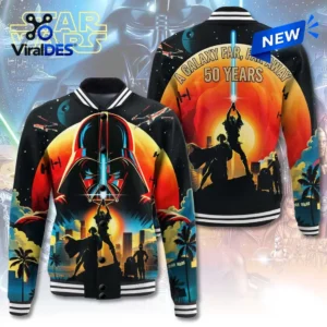 Star Wars 50th Anniversary Darth Vader Baseball Jacket