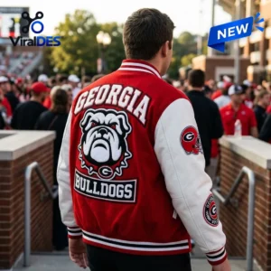 Georgia Bulldogs Mascot Baseball Jacket 5 georgia bulldogs mascot baseball jacket 06 style inspiration.webp
