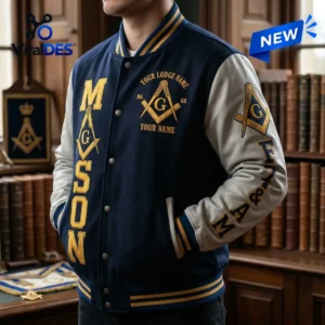 freemason navy blue custom baseball jacket 04 craftsmanship detail.webp