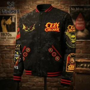 ozzy osbourne prince of darkness black bomber baseball jacket 02 front view.webp
