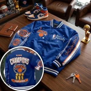 New York Knicks NBA Finals Champions 2026 Varsity Jacket