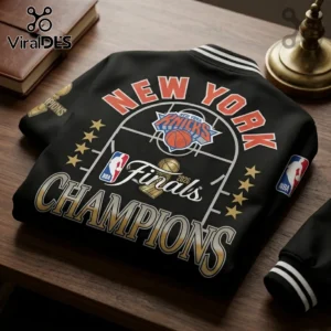 new york knicks 2026 nba finals champions black varsity jacket 02 back angle.webp