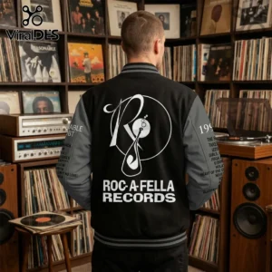 jay z roc a fella new york yankees black baseball jacket 03 visual gallery.webp