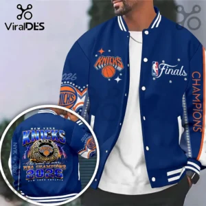 New York Knicks 2026 NBA Finals Champions Varsity Jacket