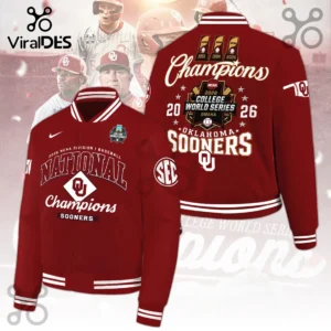 Oklahoma Sooners 2026 College World Series Champions Varsity Jacket 3 oklahoma sooners 2026 college world series champions varsity jacket 04 outdoor ready.webp