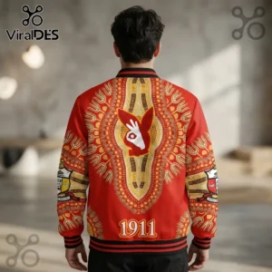 kappa alpha psi 1911 red dashiki pattern baseball jacket 04 premium finish.webp