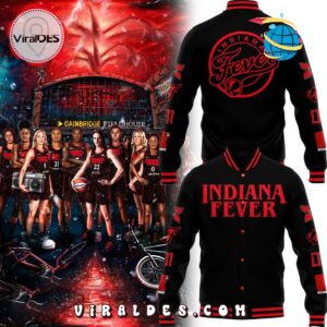 Men’s Indiana Fever Stranger Things Baseball Jacket