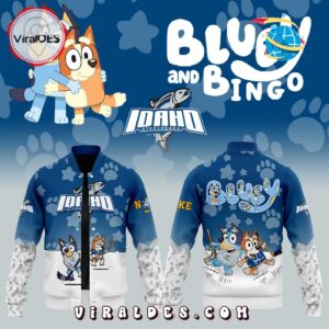 2025 Idaho Steelheads x Bluey and Bingo Baseball Jacket