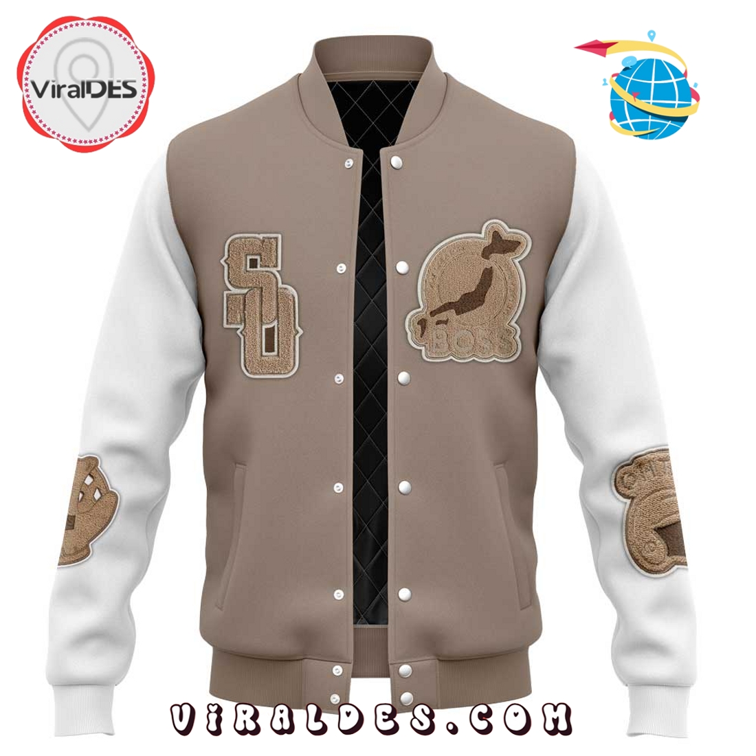 BOSS x Shohei Ohtani Artwork Baseball Jacket BOSS x Shohei Ohtani Artwork Baseball Jacket
