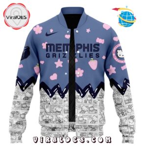 memphis grizzlies nba hello kitty night game baseball jacket 2 yn9mO.jpg