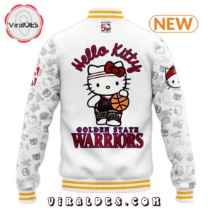 golden state warriors x hello kitty night 2024 baseball jacket 3 Ozpmp.jpg