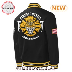 Boston Bruins x 2024 Firefighter Appreciation Baseball Jacket 2 boston bruins x 2024 firefighter appreciation baseball jacket 3 l5m2I.jpg