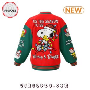 Snoopy 2024 Merry & Bright Season Baseball Jacket 2 snoopy 2024 merry bright season baseball jacket 3 cU0gm.jpg