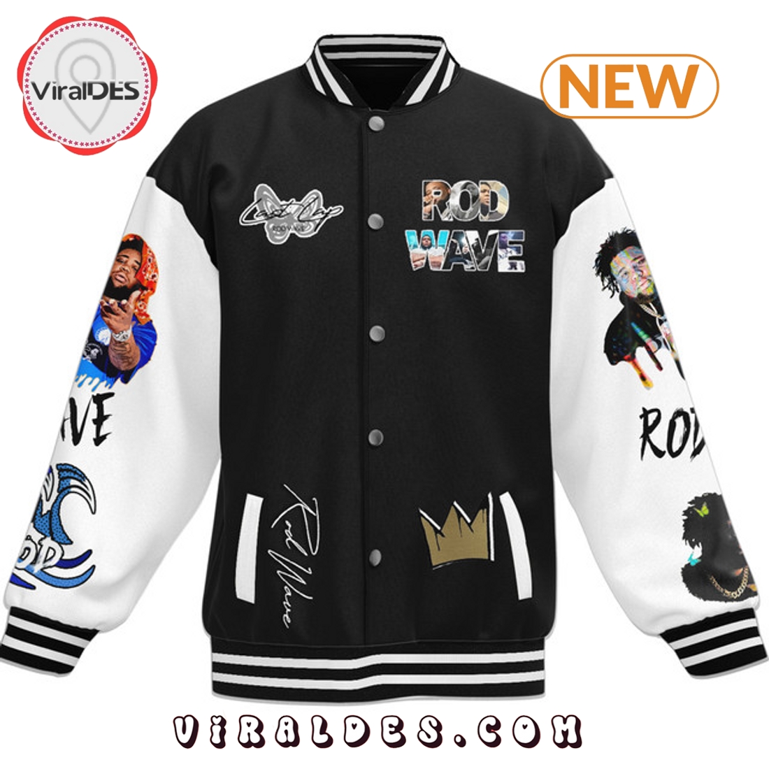 Rod Wave – Last Lap Signatures Baseball Jacket Rod Wave – Last Lap Signatures Baseball Jacket