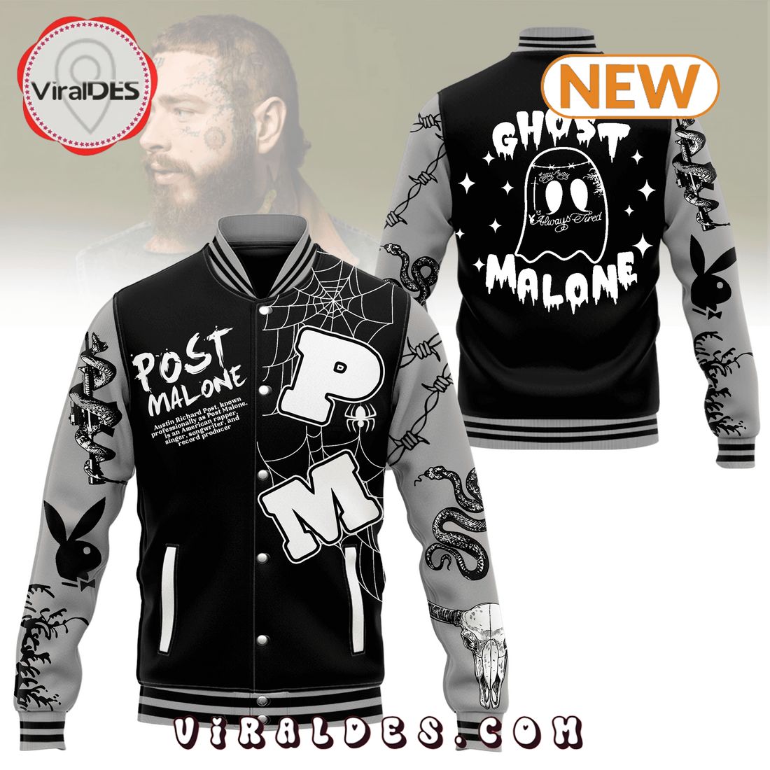 Premium Post Malone New Baseball Jacket Premium Post Malone New Baseball Jacket