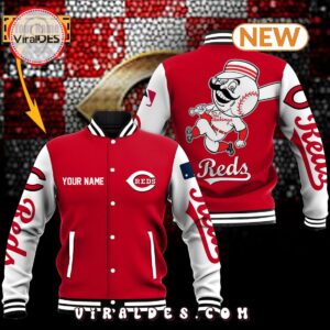 Custom Cincinnati Reds Red Baseball Jacket