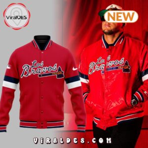 Atlanta Braves Baseball Team Red Baseball Jacket